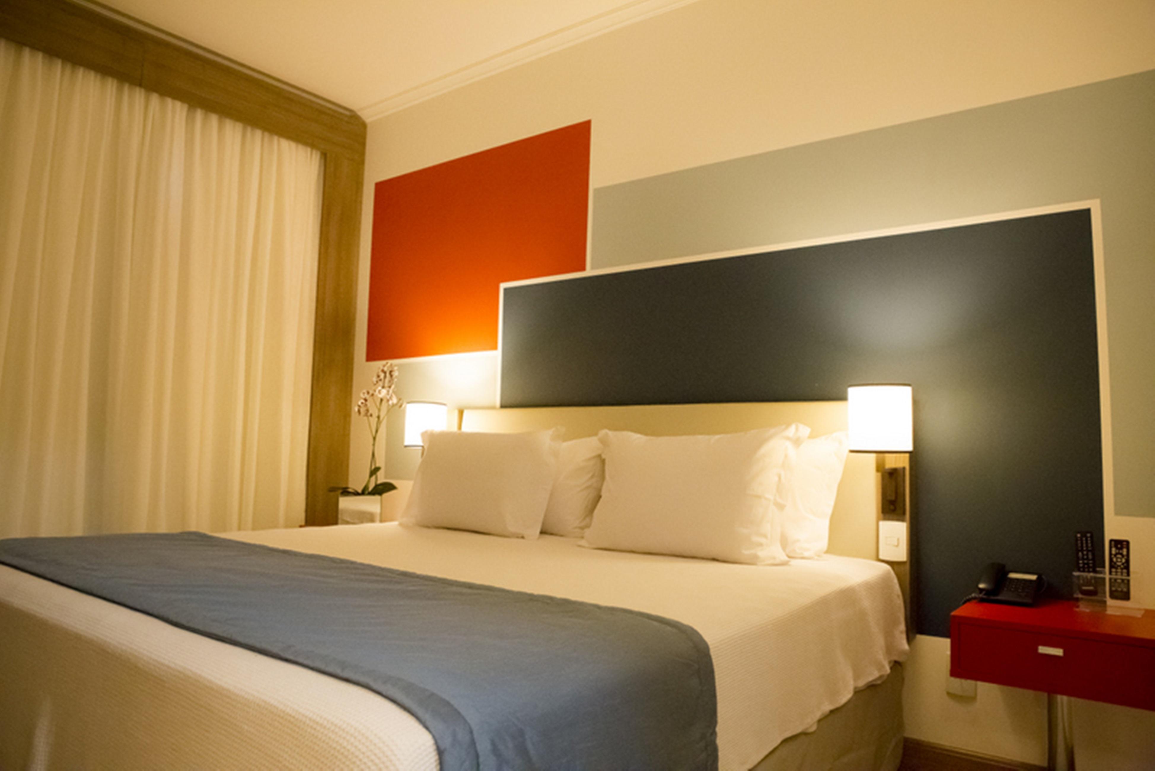 Hotel Tryp By Wyndham Ribeirão Preto Zewnętrze zdjęcie A bedroom at the hotel